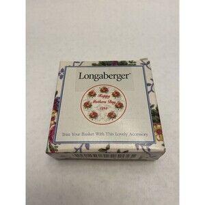 Longaberger Tie On “Mothers Day 1998”